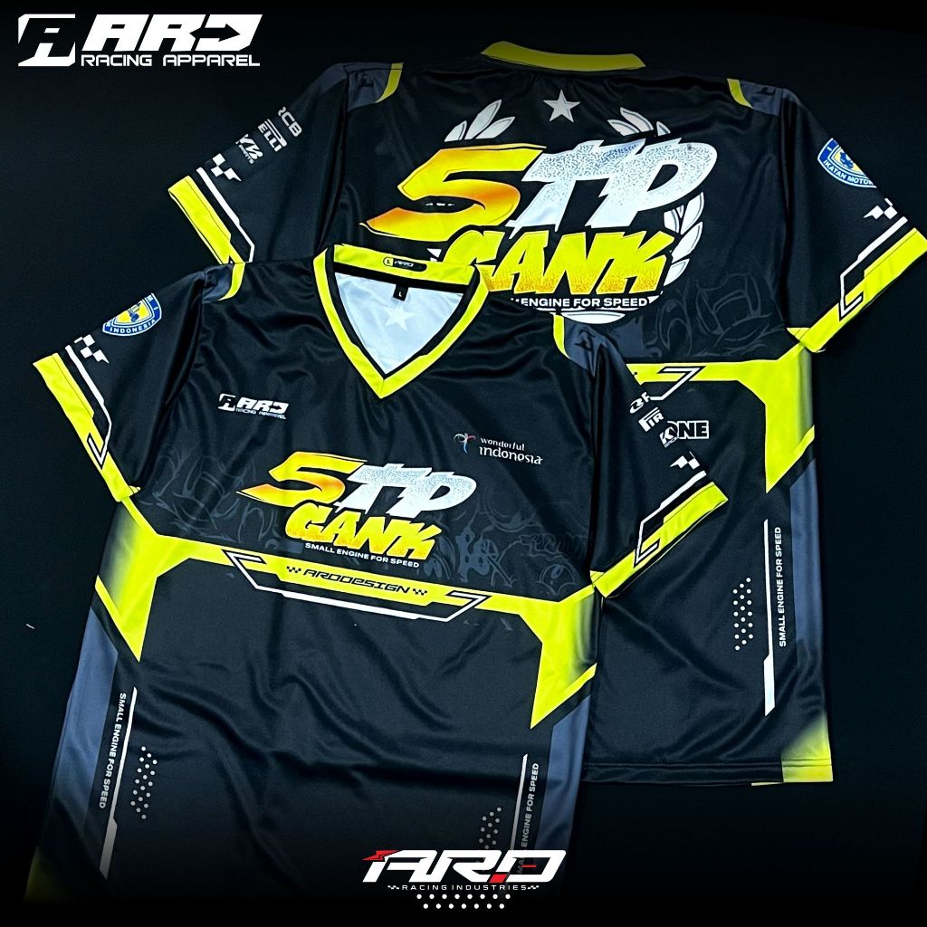 ARD-Jersey Racing 5TP Gank พิมพ์เต็มรูปแบบ/5TP Racing เสื้อ/5TP Gank 5TP เสื้อยืด