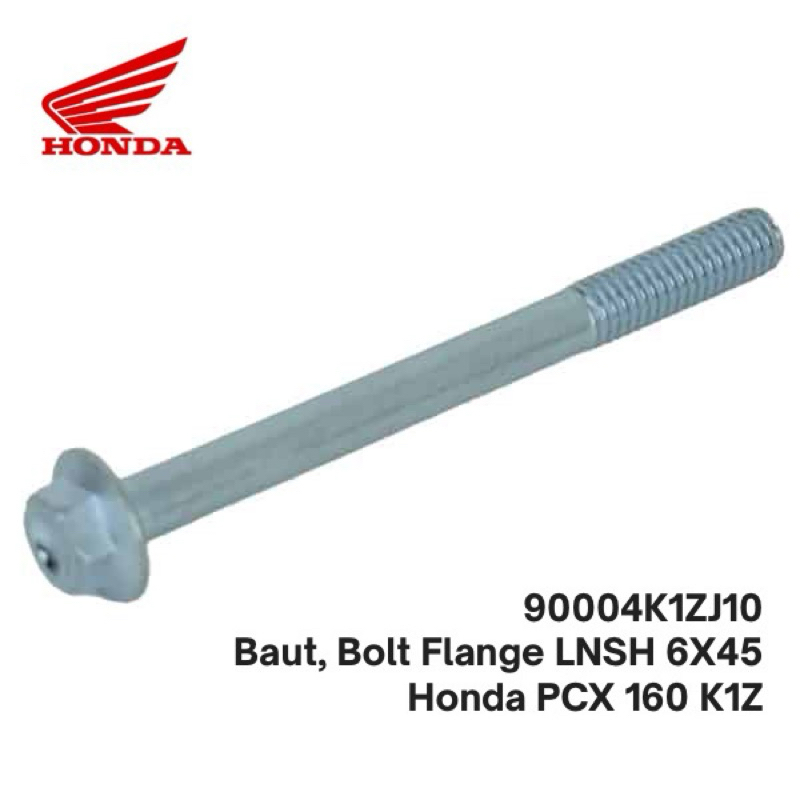 90004K1ZJ10 Bolt, Bolt Flange LNSH 6X45 Honda PCX 160 K1Z