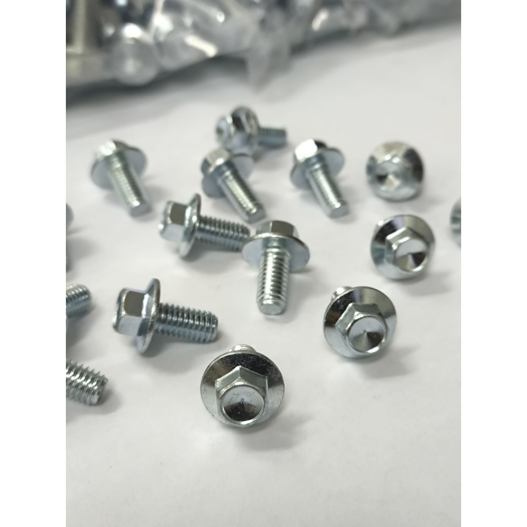 หน้าแปลนโบลท์ / ฝาหกเหลี่ยม หัวเว้า M5x8 / M5x10 / M5x12 / M5x16 / M5x20 / M6x8 / M6x12 / M6x16 / M8