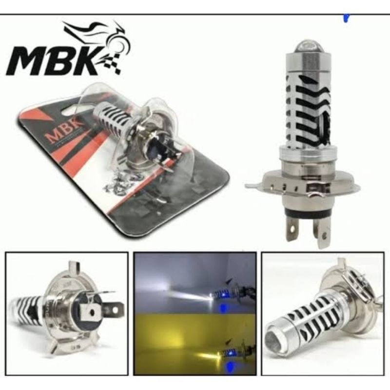 H4 laser d2 สปอร์ตไลท์ 2 สี mbk