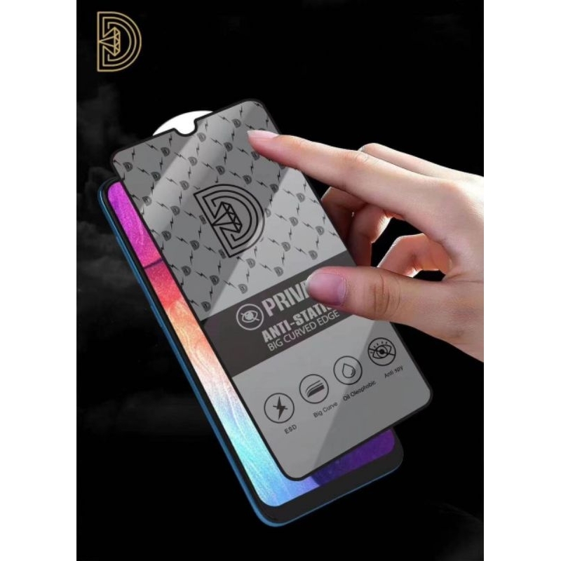 TEMPERED GLASS ANTI SPY DIAMOND SAMSUNG M11 M12 M13 M14 M15 M21 M21S M31 M31S M51 M22 M32 M52 M62 M7