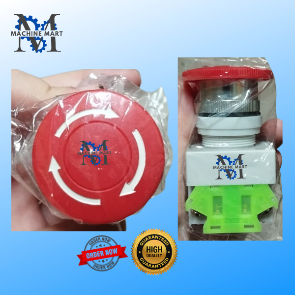 TOMBOL หยุดฉุกเฉิน Push to Switch Off ปุ่มซีลสูญญากาศ DZ-400/2E / DZ-500/2E