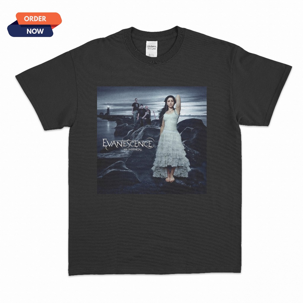 EVANESCENCE MY IMMORTAL T-SHIRT / BAND T-SHIRT / MUSIC CLOTHES / METAL BAND / GOTHIC / ROCK / PREMIU