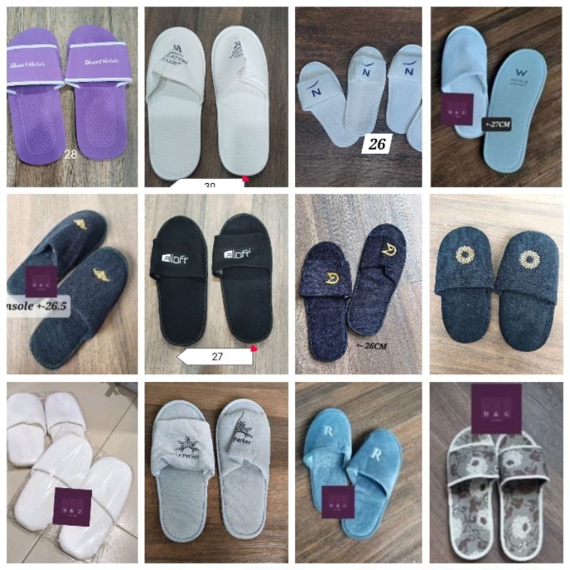 SLIPPER - ROOM HOTEL SLIPPERS คุณภาพดี HOUSE SLIPPERS