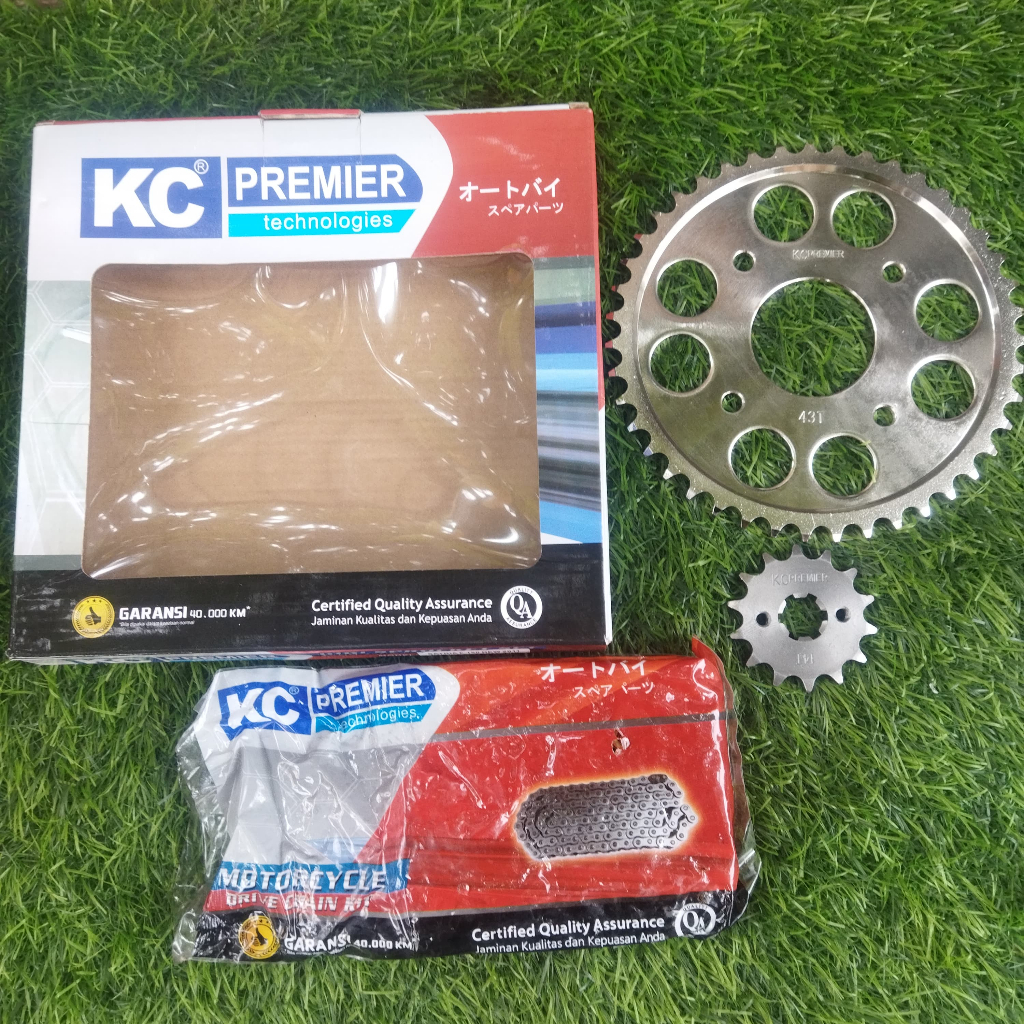 ชุดเกียร์ PULSAR 135 428H 15T-43T 130L GOLD SERIES CHAIN BAJAJ PULSAR 135 KC PREMIER ชุดเกียร์