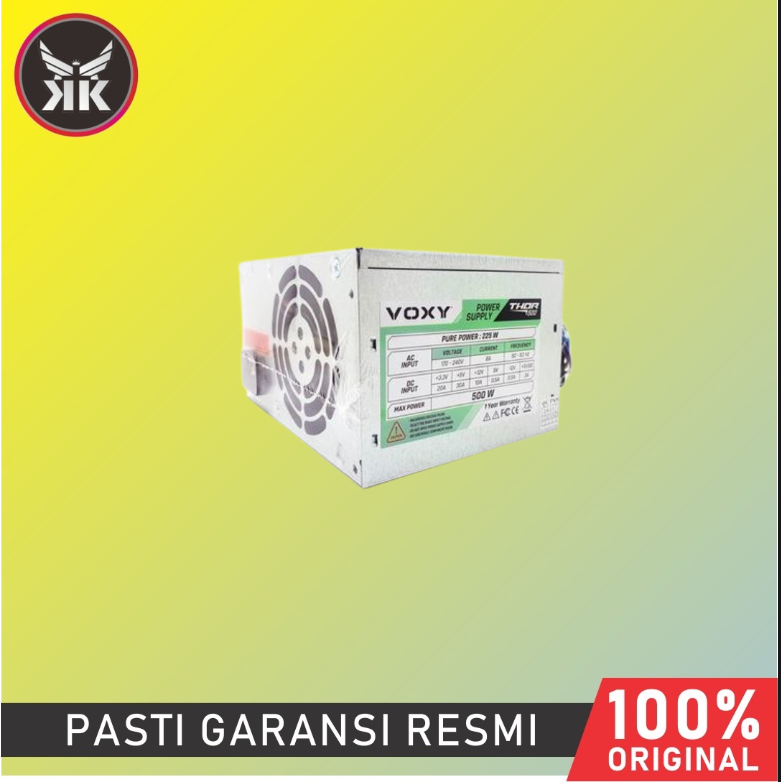 พาวเวอร์ซัพพลาย VOXY 500W / PSU คอมพิวเตอร์ 500 วัตต์ / PSU VOXY THOR 500W