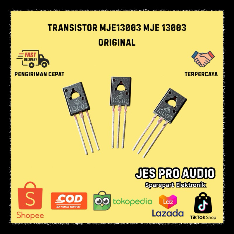 ทรานซิสเตอร์ MJE13003 MJE 13003 ต้นฉบับ