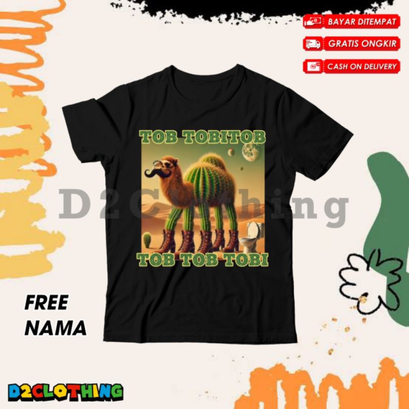Anomali Tomb Tobi Tob Tobi Tob Tobi เสื้อยืดเด็กชายและเด็กหญิง - Tomb Tobi Tob Brainrot เสื้อผ้าเด็ก