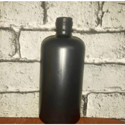 500ML คอขวด HDPE สีดํา 28 ขวดเท่านั้น