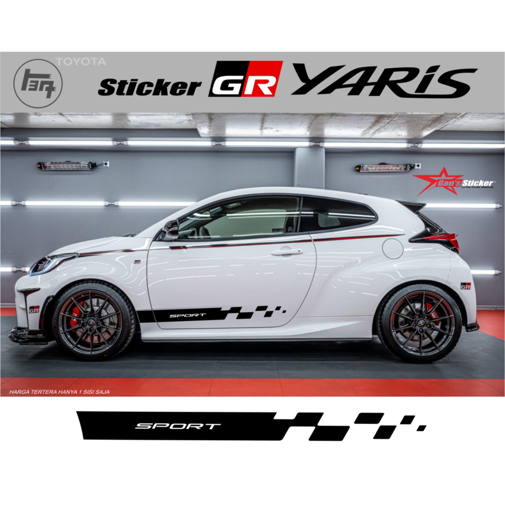 สติ๊กเกอร์ TOYOTA GR YARIS TOYOTA GR YARIS MINIMALIST สติ๊กเกอร์
