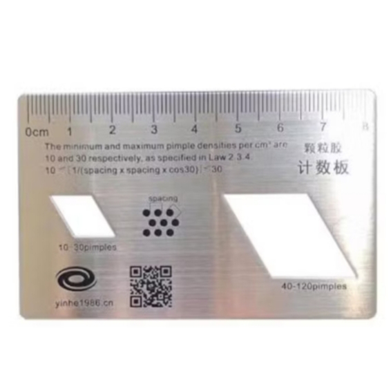 ต้นฉบับ YINHE SPOT TABLE TENNIS RUBBER MEASURING เครื่องมือ