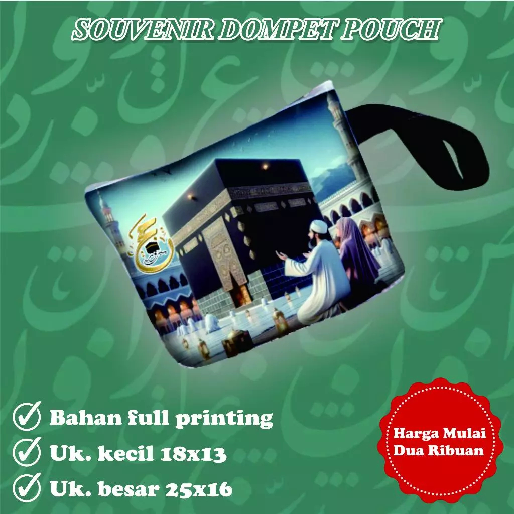 SOUVENIR POUCH/HAJI WALLET SOUVENIR BY HAJI UMROH