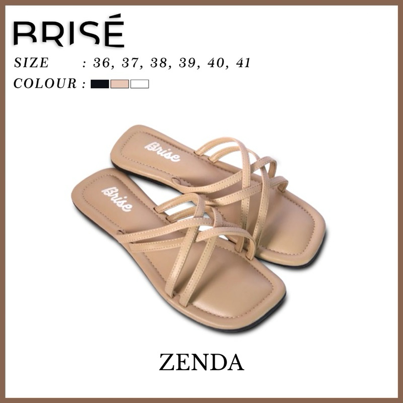 [ZENDA] รองเท้าแตะมีสไตล์ Brise
