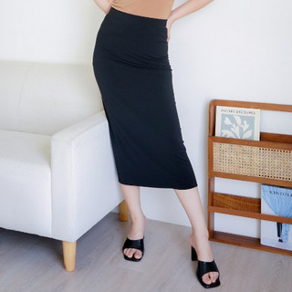 NZINGA Gamze | Rok Midi Polos Wanita Body Fit - Skirt Basic Elegan Kekinian | Ukuran S - XXL
