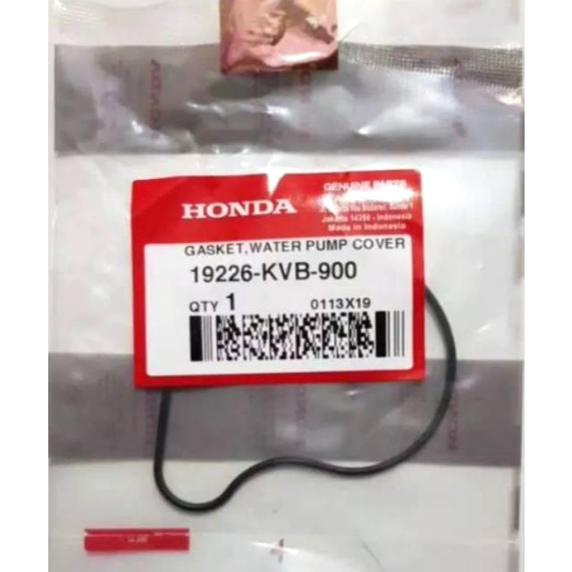 ปะเก็นฝาครอบปั๊มน้ําคาร์บูเรเตอร์ Honda Vario ดั้งเดิม 19226KVB900