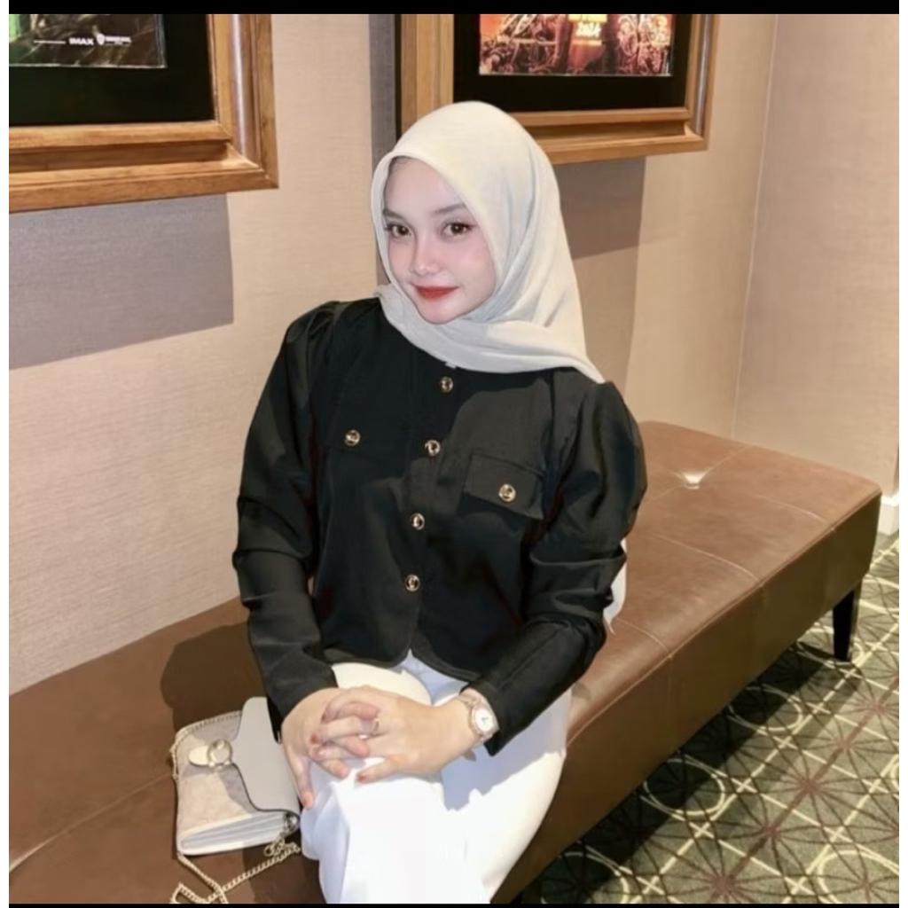 Nana Crop Blazer สําหรับผู้หญิง เสื้อครอปผู้หญิงสไตล์เกาหลีล่าสุด