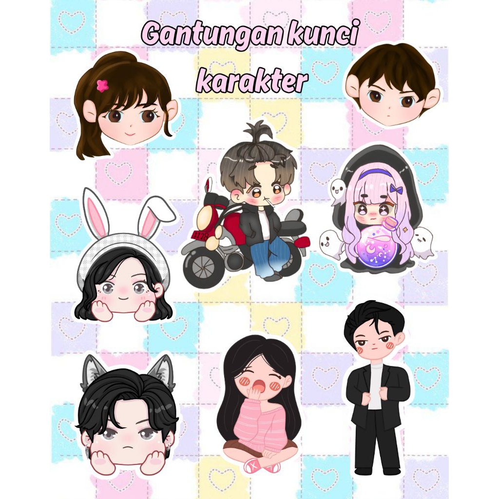 พวงกุญแจตัวละคร GUNGAN Wattpad Novel