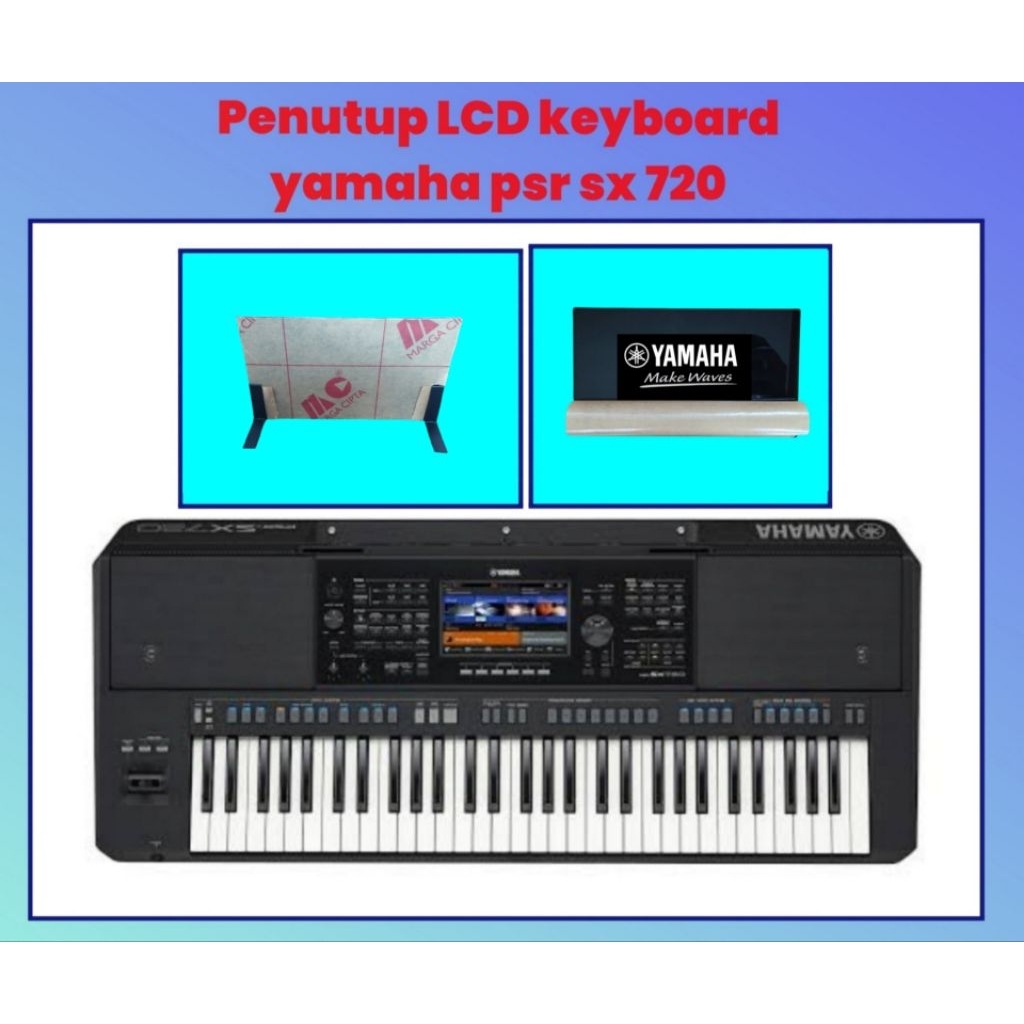 ฟิล์มกันรอยคีย์บอร์ด LCD Yamaha psr sx720