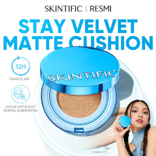 [MINI-SIZE NEW LAUNCH!]SKINTIFIC Resmi - Perfect Stay Velvet Matte Cushion| Travel Friendly Mini Size Foundation BB&CC Cream High-Coverage Makeup Skin tint