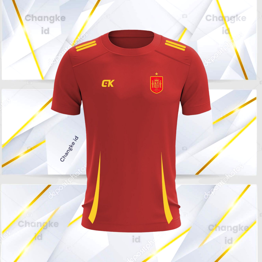 WORLD CUP FOOTBALL SHIRT RUNNING SHIRT ADULT เสื้อกีฬาผู้ชาย EUROPA SHIRT BADMINTON SHIRT TRAINING S