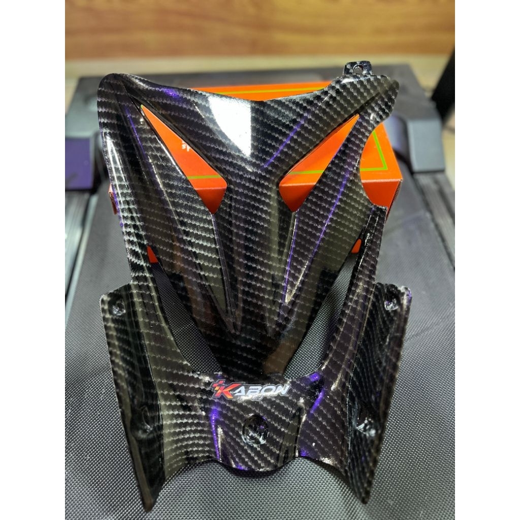 MESIN Cbr150r facelift k45g k45n ฝาครอบป้องกันเครื่องยนต์คาร์บอน
