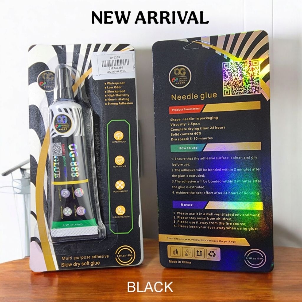 กาว lcd ts สีดํา og super OG-888 / OG888