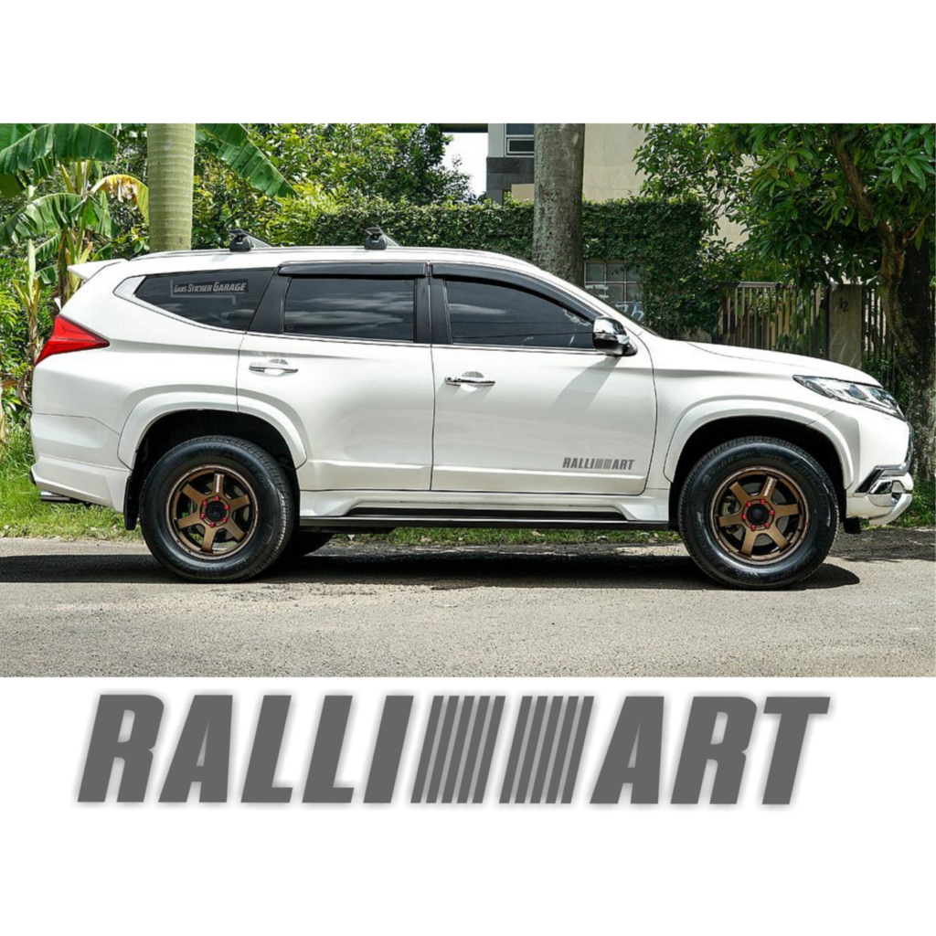 สติ๊กเกอร์ PAJERO SPORT RALLIART สติ๊กเกอร์