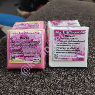 12 pcs sabun susu collagen versi tipis 18gram BPOM