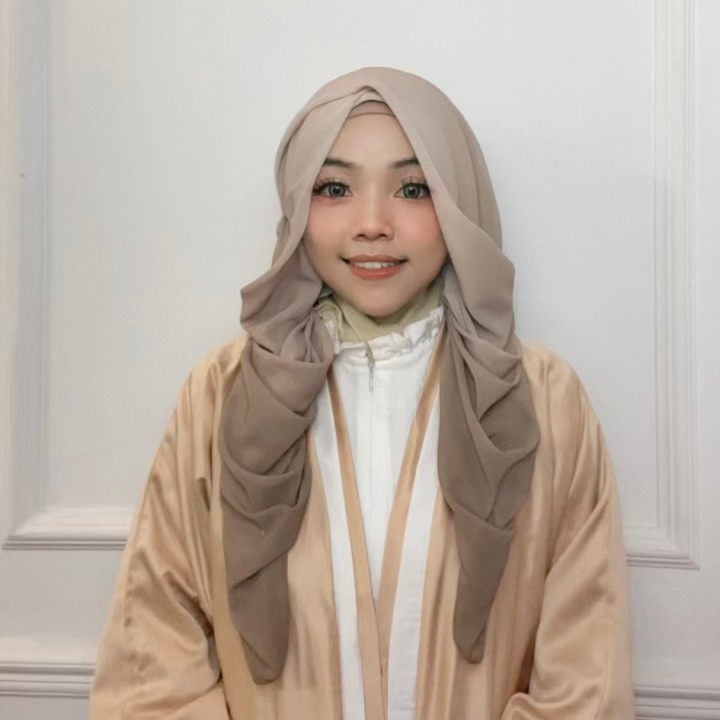 Princess Nonnetedy - Barbiebel Ombre Gradation Instant Hijab