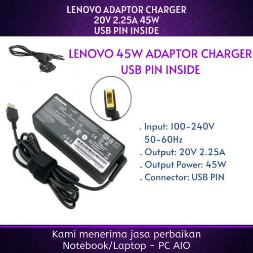 LENOVO 20v 2.25a X240 X250 X260 X270 T450s T550 T550s T560 T460s T460p L450 L460 K2450 X1 E440 E431 