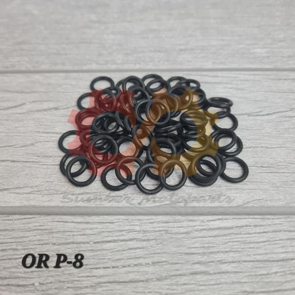 100 ชิ้น / Oring P-8 P8 NBR70 นําเข้า