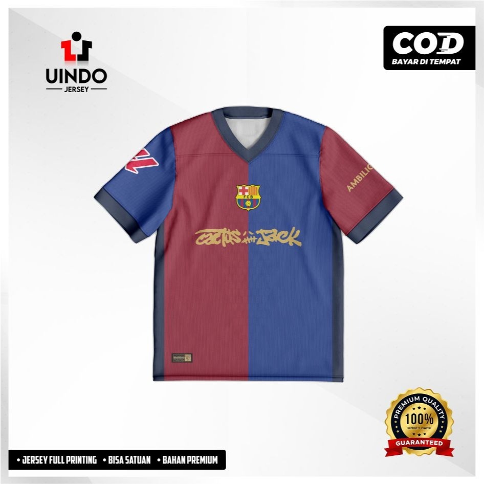 MAKE 1 ANNIVERSARY JERSEY | JERSEY BOXY OVERSIZE BARCELONA X TRAVIS SCOTT CACTUS JACK