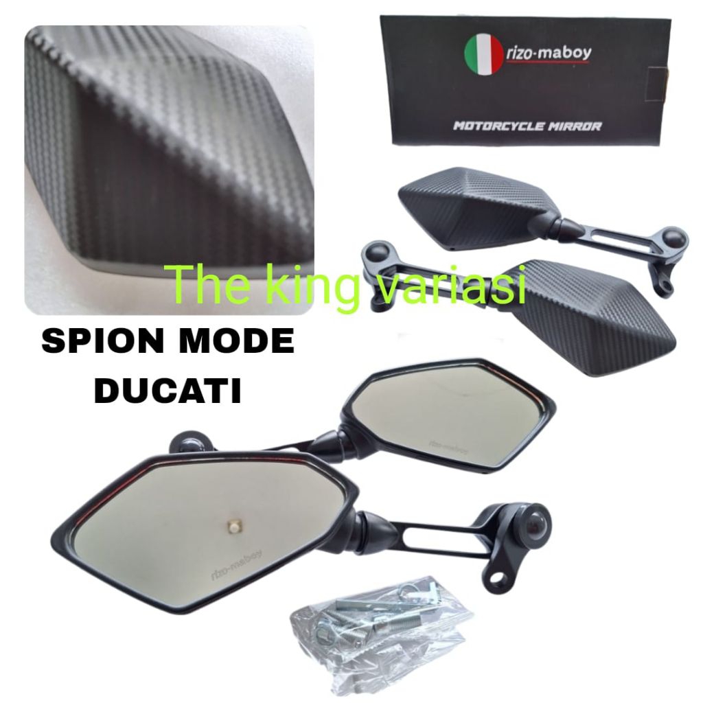 VARIOBOY MIRRORS 125,150,160, NMAX, ADV, PCX, AEROX, LEXI, FREEGO, HDA MOTORCYCLE MIRRS YMHA / RIZOM