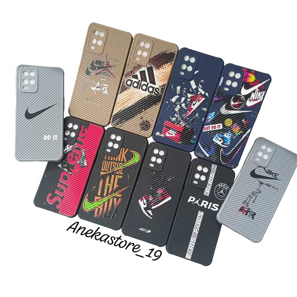 [VARIOUS] ใหม่ล่าสุด CARBON KNIT NIKEE SOFTCASE สําหรับ INFINIX SAMSUNG OPP RELME XIOMI VVO PRINTING