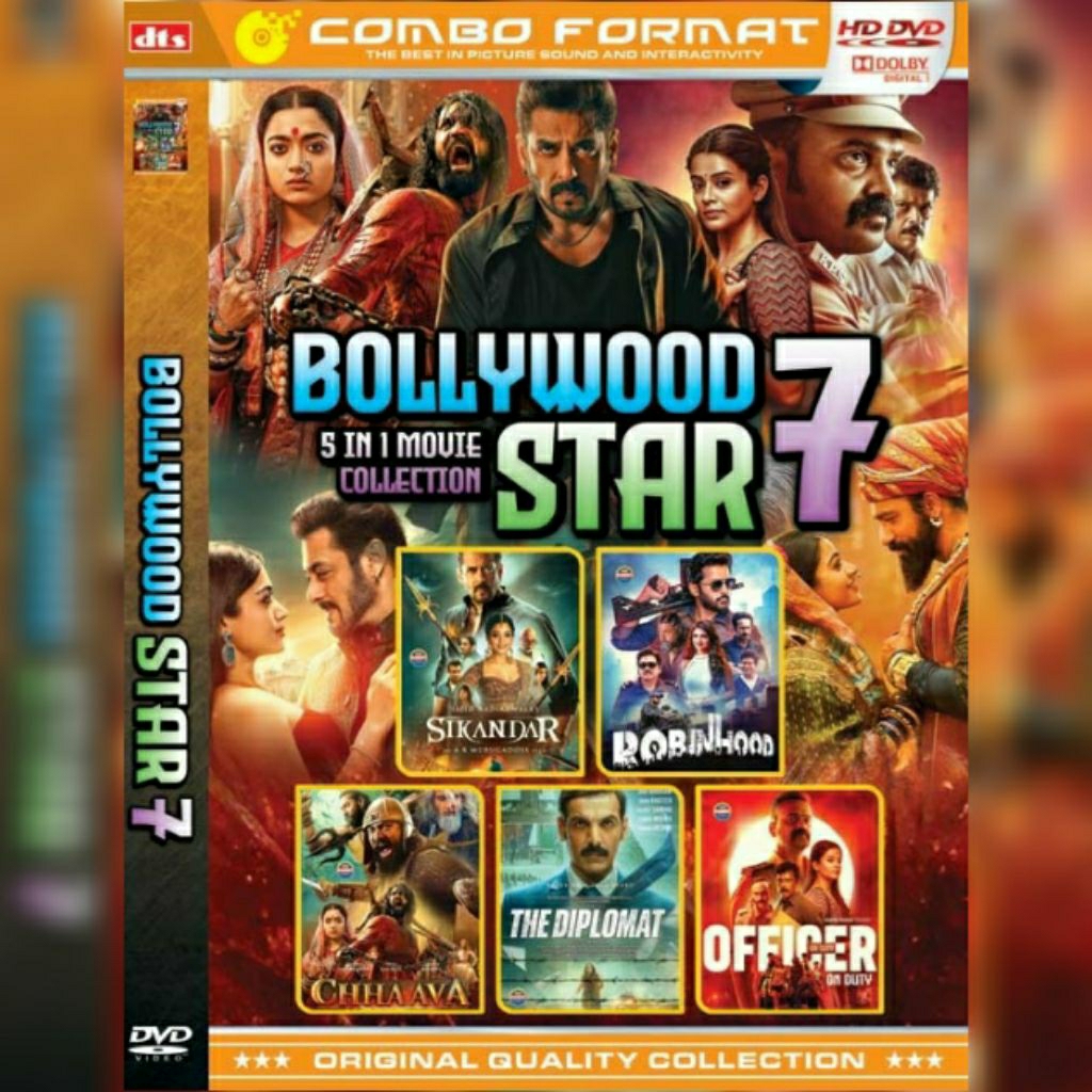 BOLLYWOOD STAR 7 6IN1 MOVIE CASSETTE (2025) - ใหม่ล่าสุด - HD