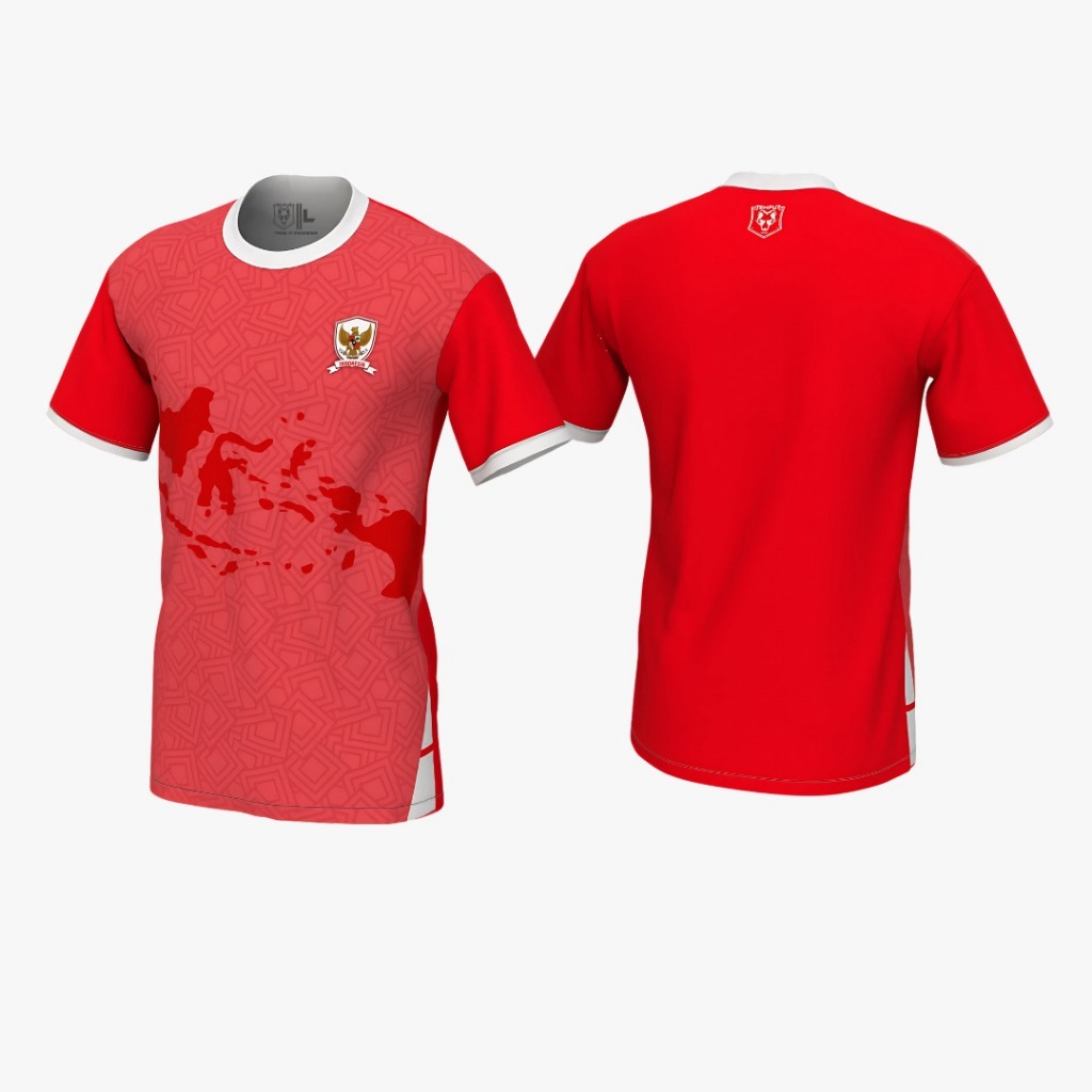 MERAH เสื้อยืดทีมชาติสีแดง / เจอร์ซีย์ผู้ชาย dryfit พิมพ์เดียวต่อสู้ 19 ชุดวอร์ม