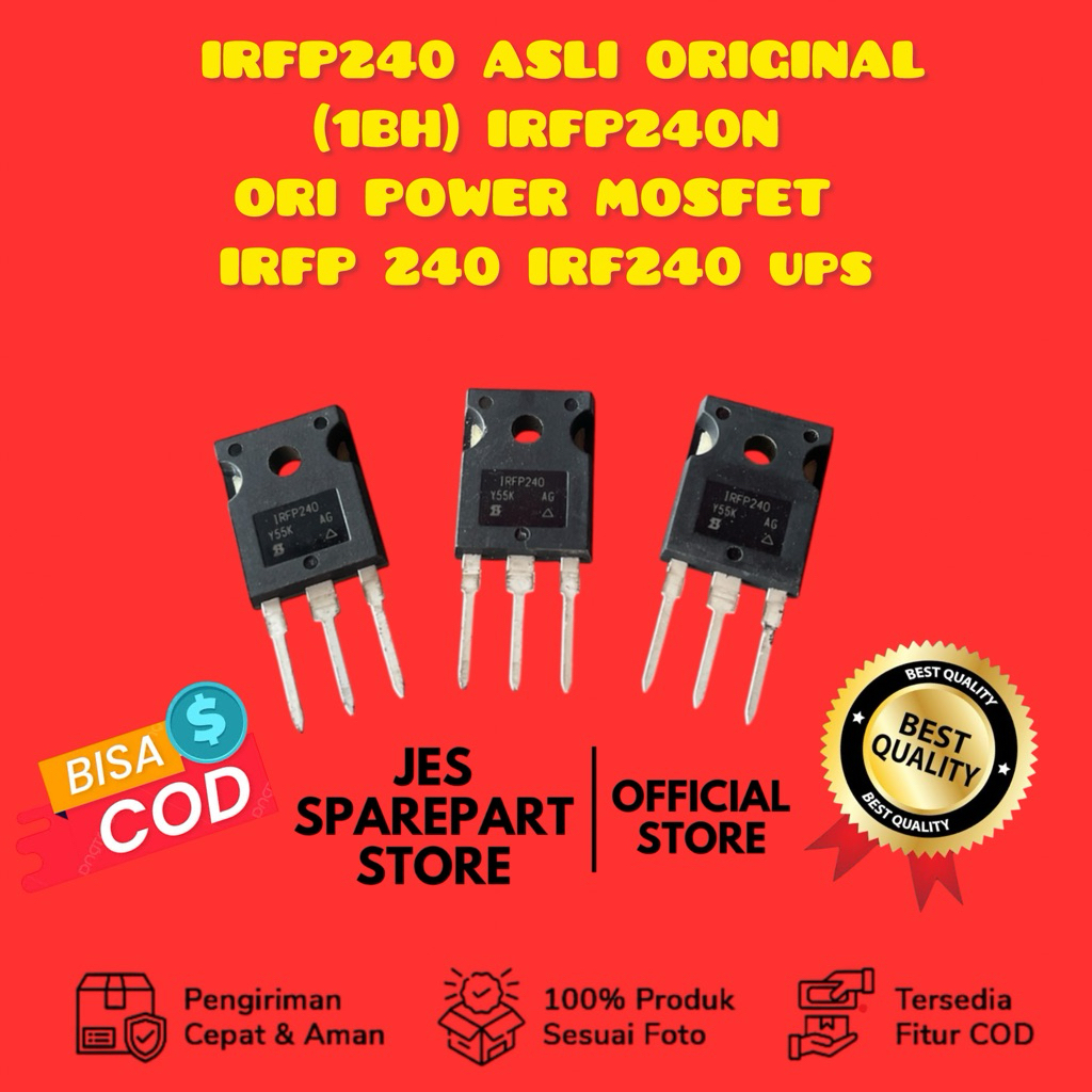 IRFP240 ORIGINAL (1BH) IRFP240N ORIGINAL POWER MOSFET IRFP 240 IRF240 ups