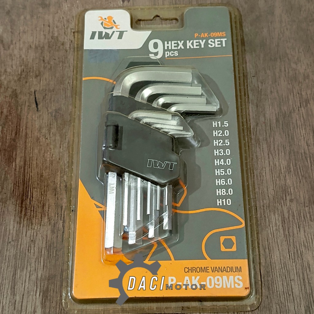 IWT HEX ชุด L-WRENCH (9 ชิ้น)