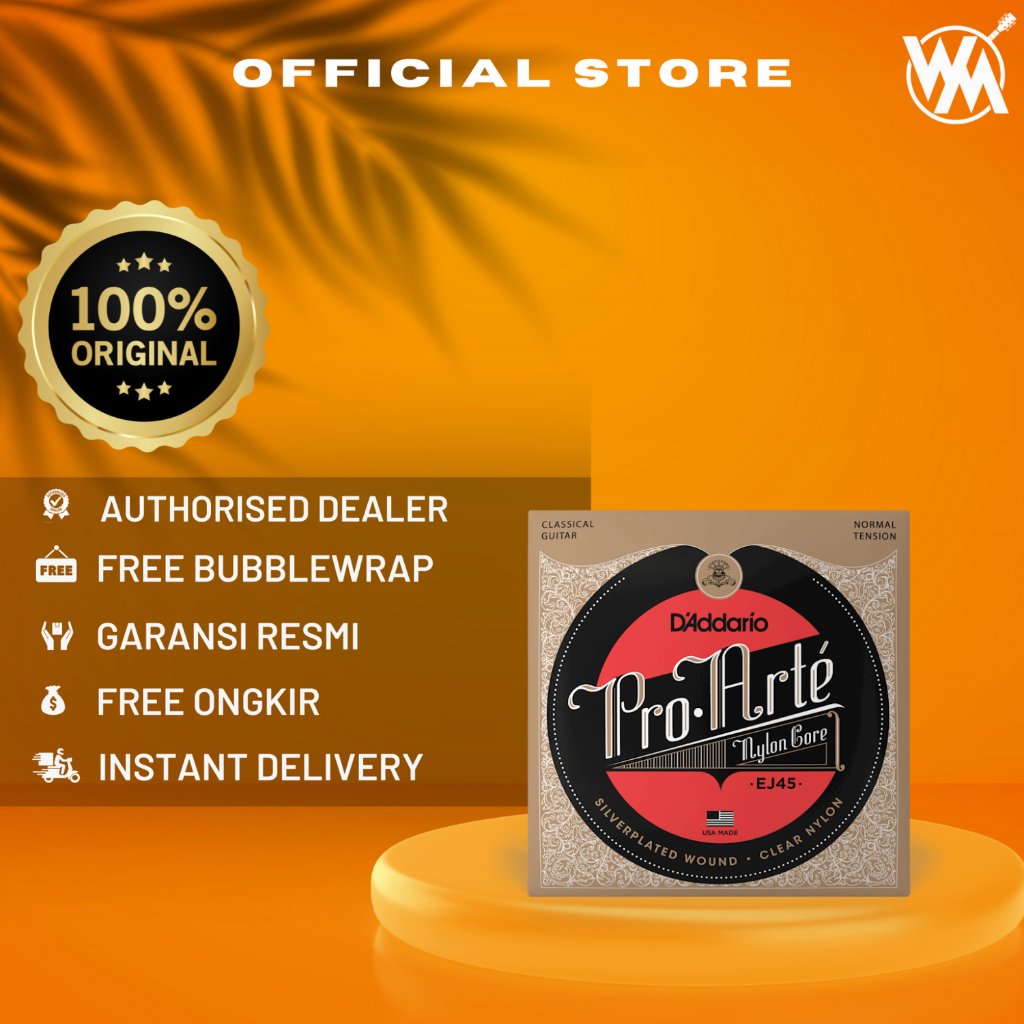 DAKUADDARIO EJ45 PRO-ARTE NYLON CLASSICAL GUITAR STRINGS