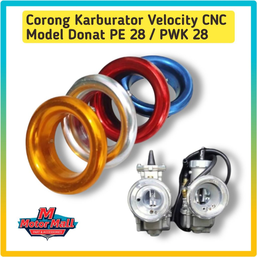 กรวยคาร์บูเรเตอร์ Velocity CNC รุ่น Donate PE 28 / PWK 28