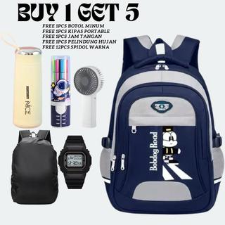 Tas Sekolah BOBDOG ROAD Tas Sekolah Cewek/Cowok Tas Sekolah Backpack SD SMP SMA Tas Sekolah Bahan Kanvas KAKOO BAG RANSEL ANAK KARAKTER IMPOR BERKUALITAS REAL PICT ORIGINAL