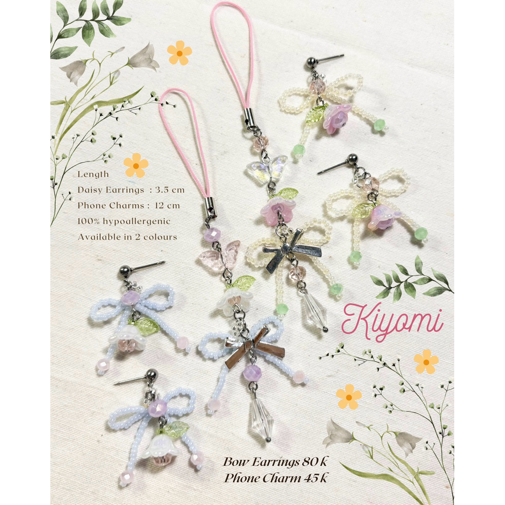 CFXX - เครื่องรางและต่างหูโทรศัพท์ Kiyomi -