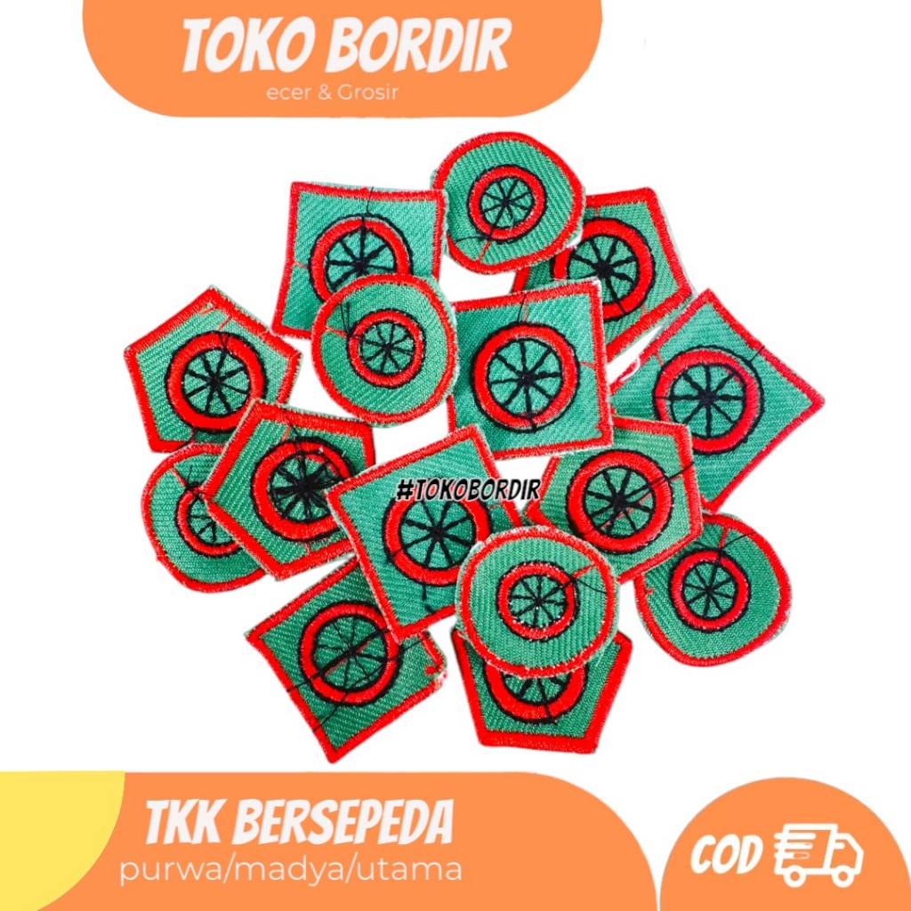 ปั่นจักรยาน Tkk / จักรยานลูกเสือ Tkk (ปัก)