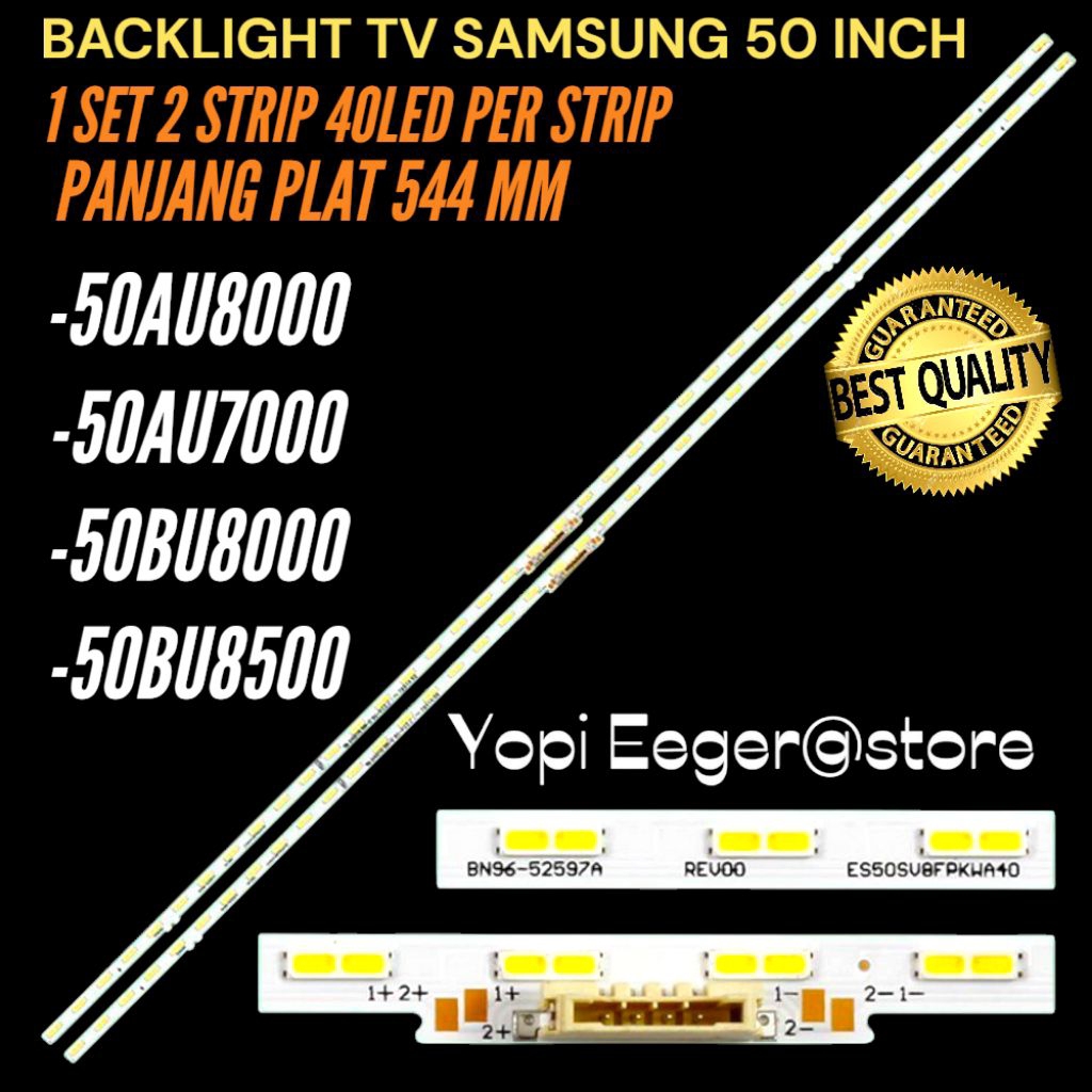 SAMSUNG 50 INCH LED TV BACKLIGHT UA-50AU8000- UA-50AU7000- UA-50BU8000- UA-50AU8500 50 INCH LED TV B