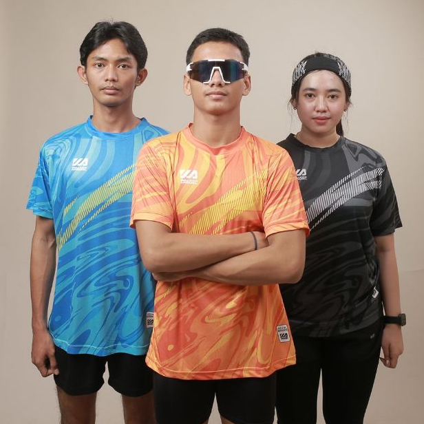 เสื้อเจอร์ซีย์วิ่ง E01 E02 E02 กีฬาการพิมพ์เต็มรูปแบบ