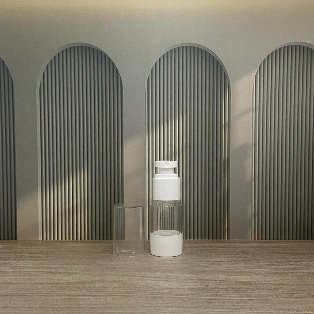 15ML MUSHROOM AIRLESS สเปรย์ขวด EMPTY TRAVEL BOTTLE SET 15ML VACUUM BOTTLE