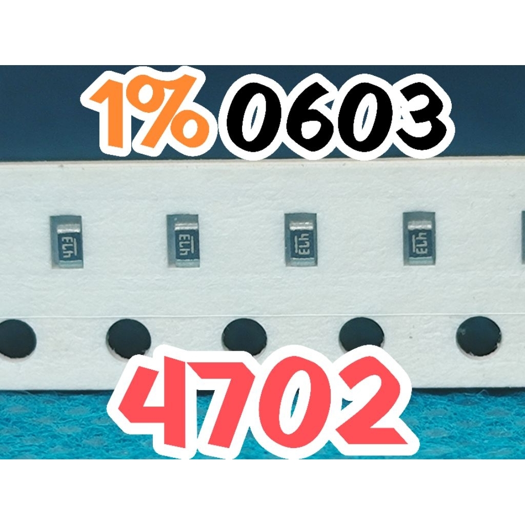 10 ชิ้น ตัวต้านทานชิป smd 4102 473 47K ขนาด 0603 1608 1% 47 Kohm 47KOhm