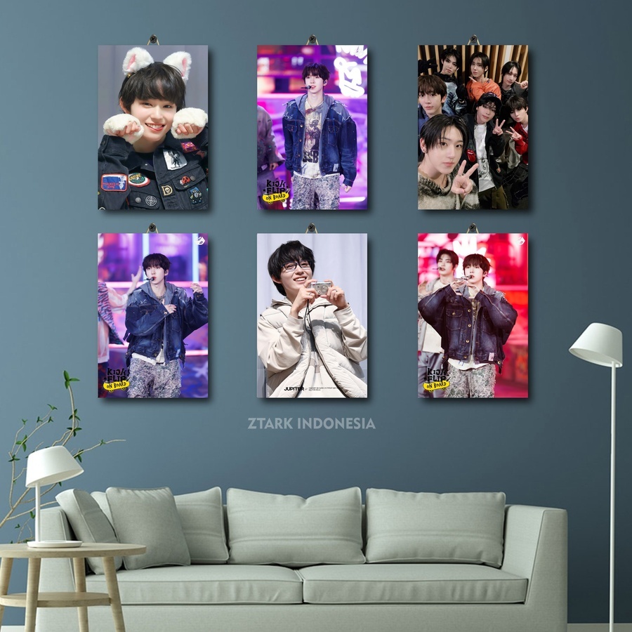 Kpop ตกแต่งห้อง สมาชิก Kickflip / Ztark อินโดนีเซีย / โปสเตอร์ไม้ Kickflip Donghyeon /FOV|SNP5
