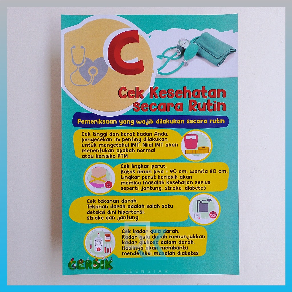 โปสเตอร์ C, Health Check Rutin, Clever, Health Poster