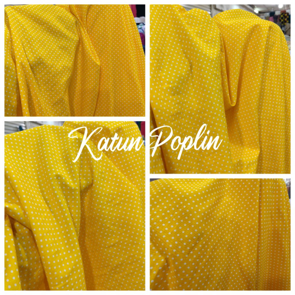 KATUN ผ้าคอตตอน Polka Dot Poplin (ราคาต่อ 0.5mtr/50cm)